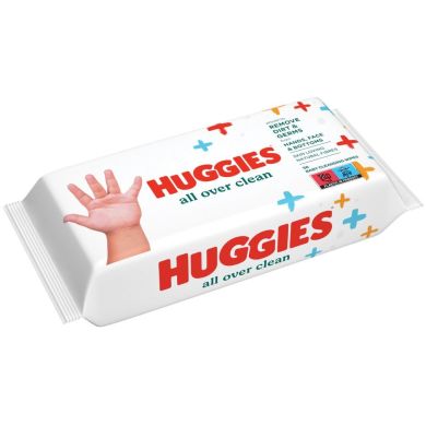 Детские влажные салфетки Huggies OverClean 56 шт 5029053567822 2439128