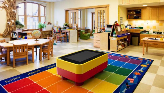 Детский интерактивный стол Think Touch Yellow &Red ATT-32