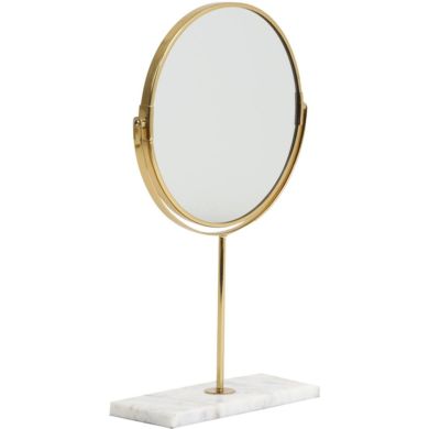 Дзеркало на підставці 24x9x40,5 см RIESCO мармур біло-золотий Light&Living 7309306