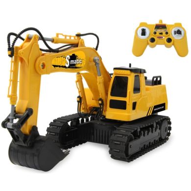 Экскаватор на радиоуправлении S-Matic 2,4GHz, желтый Jamara 406310