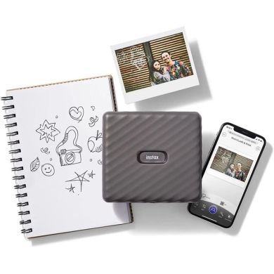 Фотокамера FUJI Instax LINK WIDE M EX D Сірий 16719586
