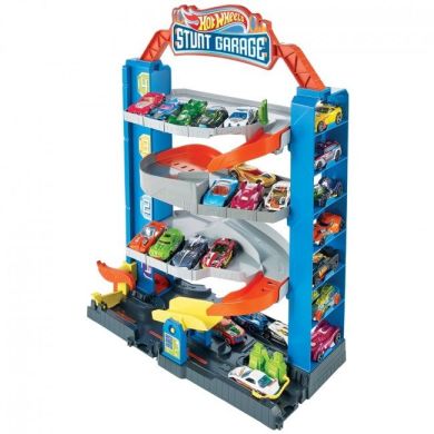 Чотирьохповерховий гараж для машинок Hot Wheels GNL70