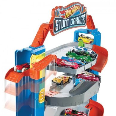 Чотирьохповерховий гараж для машинок Hot Wheels GNL70