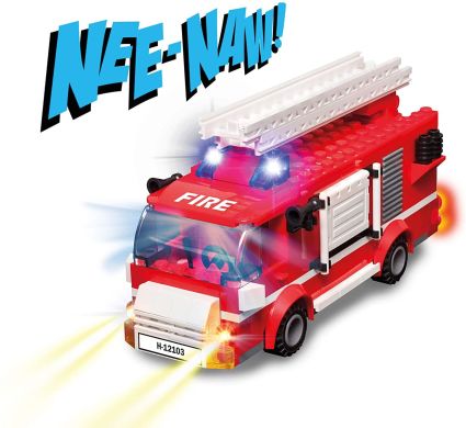Конструктор електронний STAX Fire Truck червоний LS-H12103
