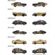 Машинка Majorette Лимитированная серия. Золото с карточкой, 7,5 см, 6 видов, 3+ 2054030
