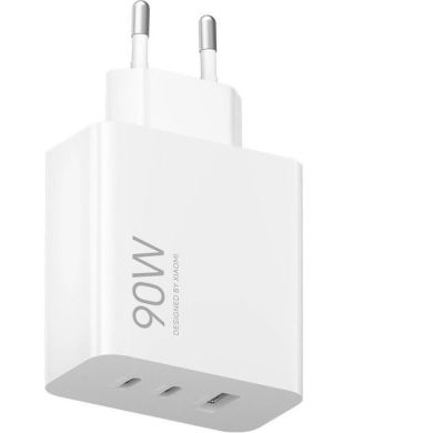 Мережевий зарядний пристрій Xiaomi 90W HyperCharge 1U+2C BHR087MEU білий 1181786