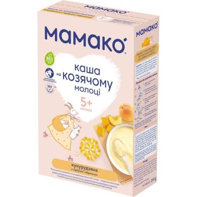 Молочна каша MAMAKO кукурудзяна з гарбузом і абрикосом на козячому молоці 200 г 8437022039497