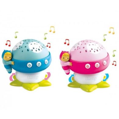 Музыкальный проектор Smoby Toys Cotoons Грибочек в ассортименте голубой/розовый 110109, Голубой