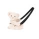 Мягкая игрушка-сумка Мишка кремовый, 30 см DouDou DC4378