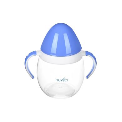 Набір для годування Nuvita 6м + блакитний 3 предмета NV1491Blue, Блакитний
