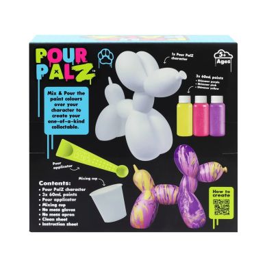 Набір для творчості Флюїд Арт Balloon Dog Блиск та мерехтіння Pour Palz GS-G22188