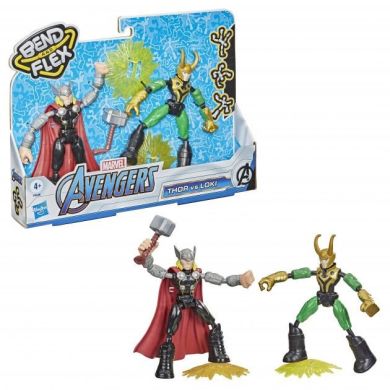 Набор фигурок героев фильма &laquo;Мстители&raquo; серии &laquo;Бенди&raquo; Тор и Локи Marvel F0245