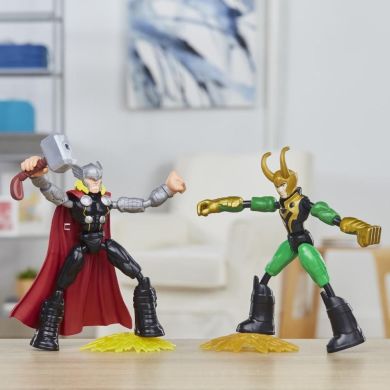 Набор фигурок героев фильма &laquo;Мстители&raquo; серии &laquo;Бенди&raquo; Тор и Локи Marvel F0245