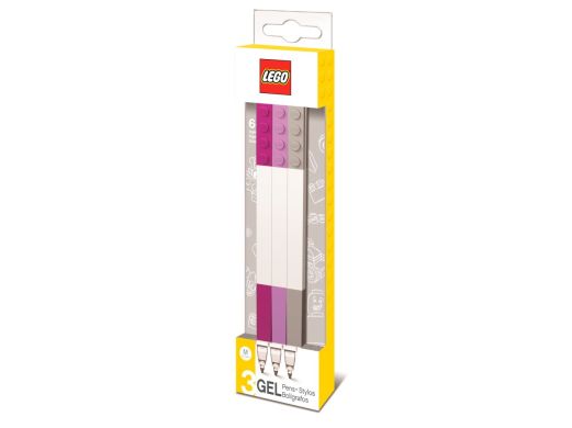 Набор гелевых ручек LEGO Stationery 3 шт фиолетовая, лиловая, серая 4003075-51861