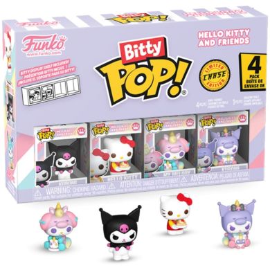 Набор игровых фигурок BITTY POP! серии Sanrio КУРОМИ (4 фигурки в асс.) 85715