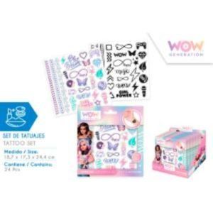 Набор тату + 50 цветных и черно-белых тату Wow Generation WOW00016