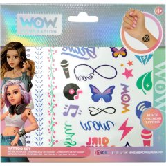 Набір тату + 50 кольорових та чорно-білих тату Wow Generation WOW00016