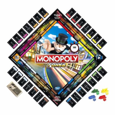Настольная игра Hasbro Монополия Гонка E7033