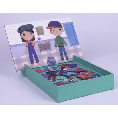 Навчальний магнітний ігровий набір Apli Kids Одяг 17557