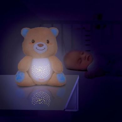Нічник 0825-NL WinFun ведмежа, проектор нічного неба, плюш, музика, кор.