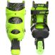 Роликові ковзани Neon Inline, розмір 30-33, зелений LED підсвічування 2 коліс з кожного боку NT07G4