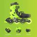 Роликові ковзани Neon Inline, розмір 30-33, зелений LED підсвічування 2 коліс з кожного боку NT07G4