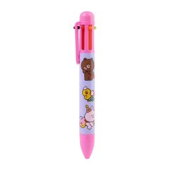 Ручка кулькова Yes &laquo;Line Friends&raquo; 0,7 мм автоматична, 6 кольорів 412245