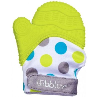 Рукавичка для прорізування зубів bbluv Gl&uuml;v зелена B0150-L, Салатовий