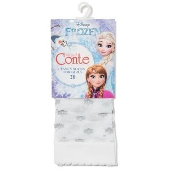 Шкарпетки для дівчаток нарядні CE DISNEY 18С-162СПМ, р.18, Bianco Conte 18С-162СПМ