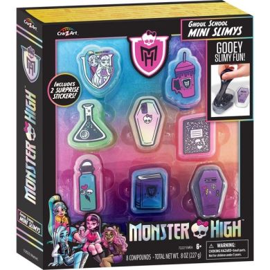 Слайм Cra-Z-Art Monster High Ghoul School Mini Mania, набор 8ед 72227CRA