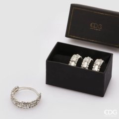 Тримач серветок jewel, срібло, h1,3 d4 EDG 715407,020