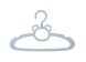 Вешалка детская Babyhood Мишка голубая 5 шт BH-724B