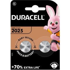 Батарейки Duracell литиевые спец. монетного типа 2025 2 шт 81575098
