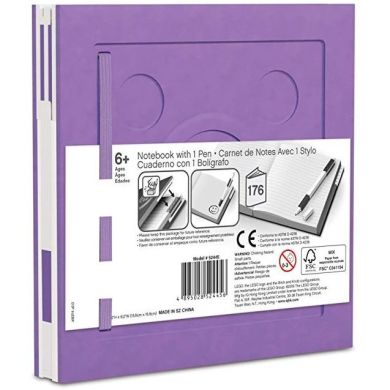 Блокнот LAVENDER з гелевою ручкою LEGO 4003064-52446