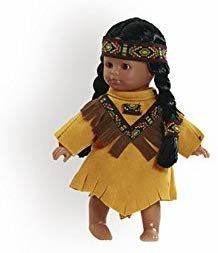 Лялька Діти Світу: Дівчинка з одягом індіанка 18 см The Doll Factory Kids of a world 01.61021