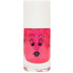 Дитячий лак для нігтів Glitter pink/Яскраво-рожевий з блискітками Nailmatic 102SISSIF, Рожевий