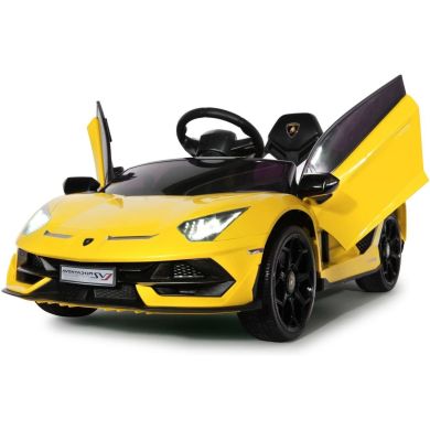 Электромобиль Lamborghini Aventador SVJ, желтый, 12В, 2.4МГц Jamara 46689 4042774465001