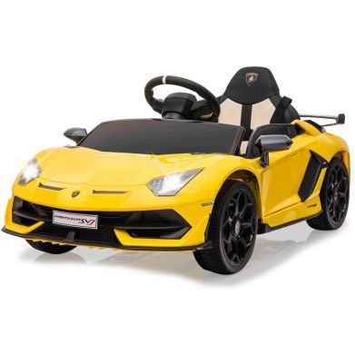 Електромобіль Lamborghini Aventador SVJ, жовтий, 12В, 2.4МГц Jamara 46689 4042774465001
