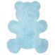 Фігурний дитячий килимок Nattiot Little Teddy Blue Плюшевий ведмедик 80х100 см 1040213364
