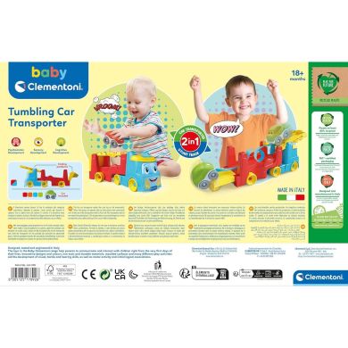 Игрушка-машинка Clementoni Tumbling Car Transporter 17892
