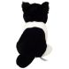 Игрушка мягкая Кот сидя черно-белый 20 см Teddy Hermann 918431