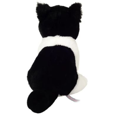 Игрушка мягкая Кот сидя черно-белый 20 см Teddy Hermann 918431