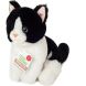 Игрушка мягкая Кот сидя черно-белый 20 см Teddy Hermann 918431