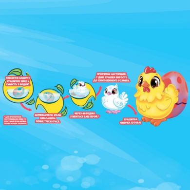 Іграшка, що зростає, в яйці &laquo;Eggy Animals&raquo; ПТАШКИ (у дисплеї) 91/CN22