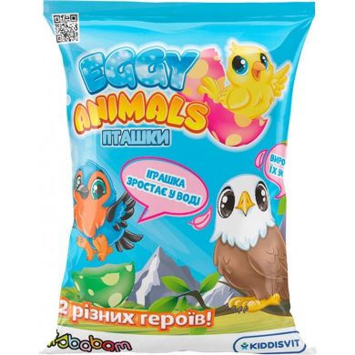 Іграшка, що зростає, в яйці &laquo;Eggy Animals&raquo; ПТАШКИ (у дисплеї) 91/CN22