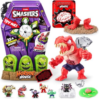 Игрушка в наборе с аксессуарами Horror House-Large Dino/Большой Дом Ужасов Дино Smashers 74124A