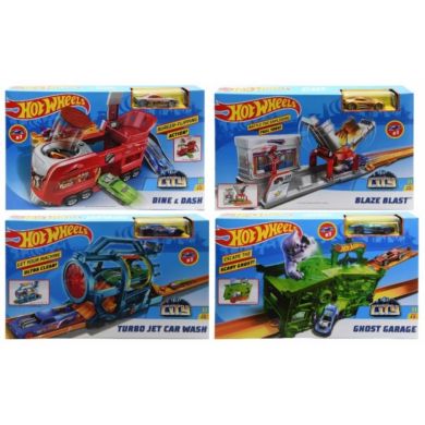 Ігровий набіртрансформер Пригоди в місті Hot Wheels (в ас.) FJN34