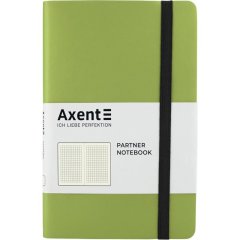 Книга записная Axent Partner Soft, 96 листов, клетка, салатовая 8206-09-A