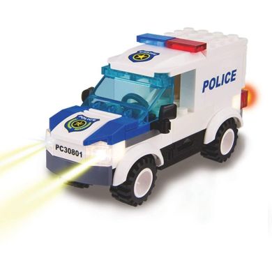 Конструктор электронный STAX Police Car белый LS-30801