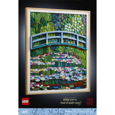 Конструктор &laquo;Міст над ставком із лататтям&raquo; Клода Моне Lego Art 31220